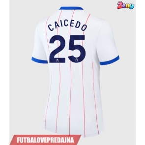 Lacne Ženy Futbalové dres Chelsea Moises Caicedo #25 2026-27 Krátky Rukáv - Tretina